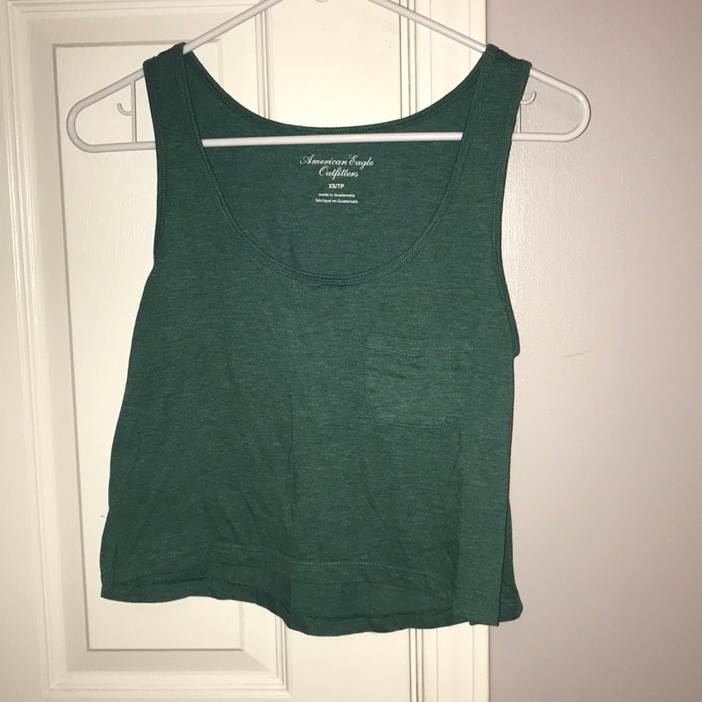 Blue green tank